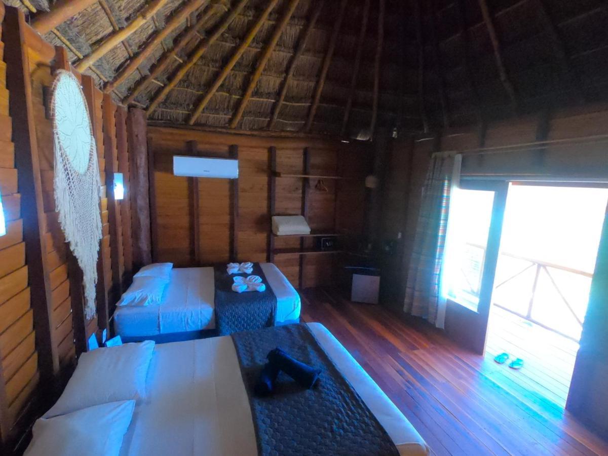 Palmeras De Mahahual Cabanas Dış mekan fotoğraf