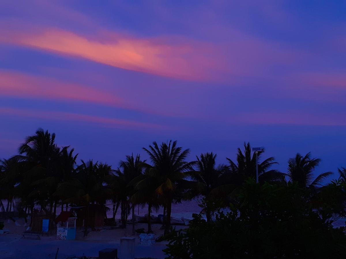 Palmeras De Mahahual Cabanas Dış mekan fotoğraf