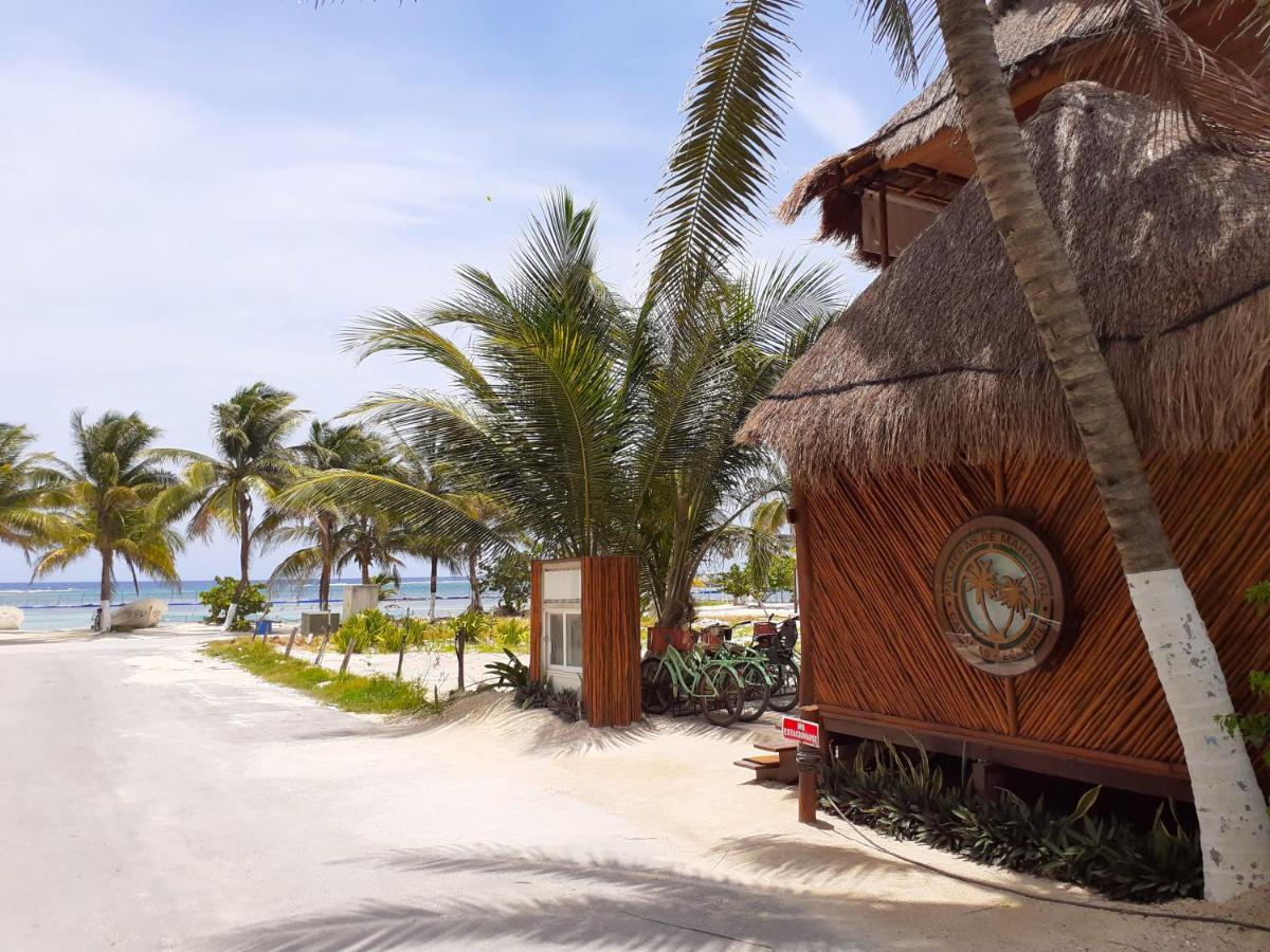 Palmeras De Mahahual Cabanas Dış mekan fotoğraf