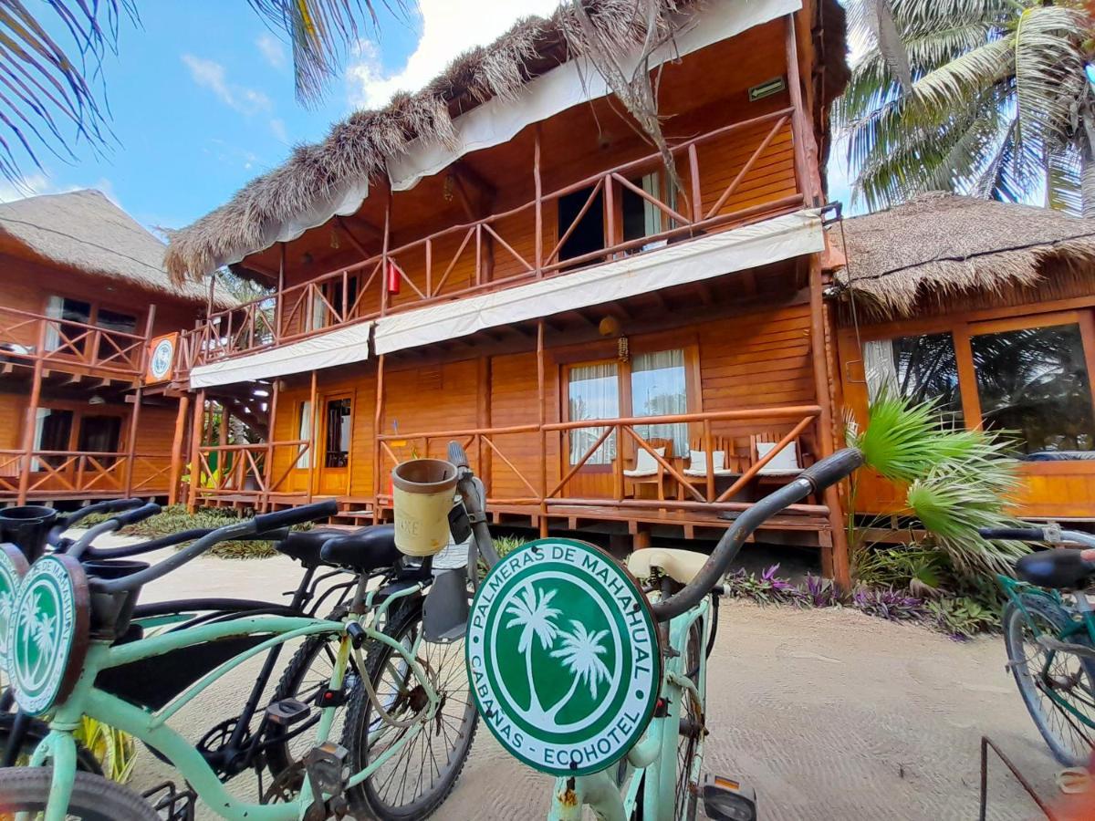 Palmeras De Mahahual Cabanas Dış mekan fotoğraf