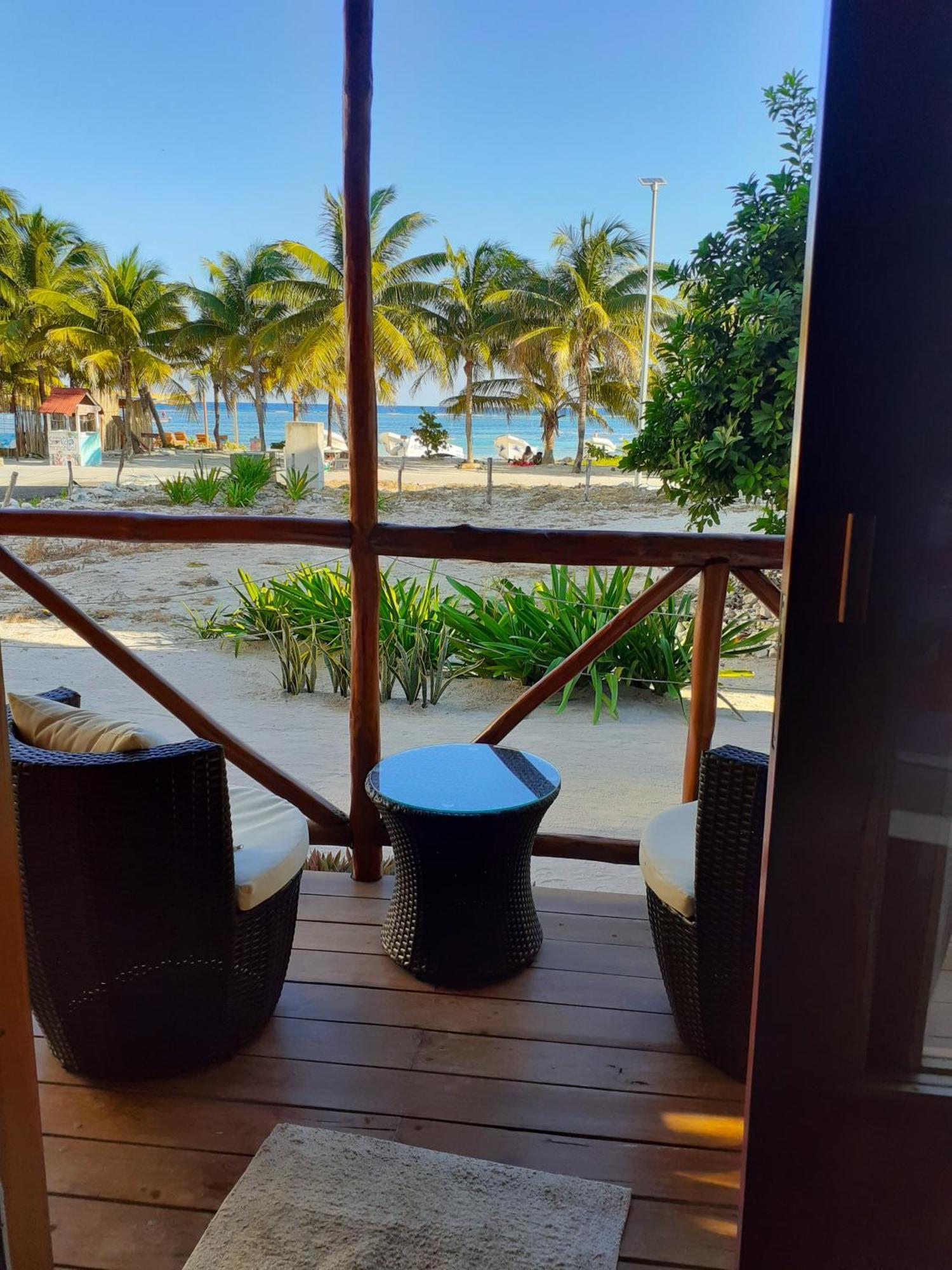 Palmeras De Mahahual Cabanas Oda fotoğraf