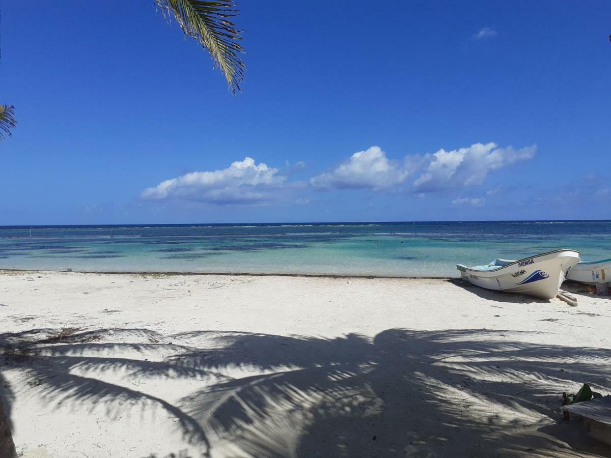 Palmeras De Mahahual Cabanas Dış mekan fotoğraf