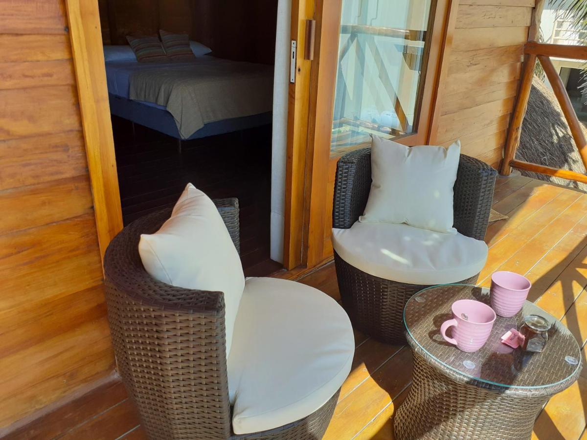 Palmeras De Mahahual Cabanas Dış mekan fotoğraf